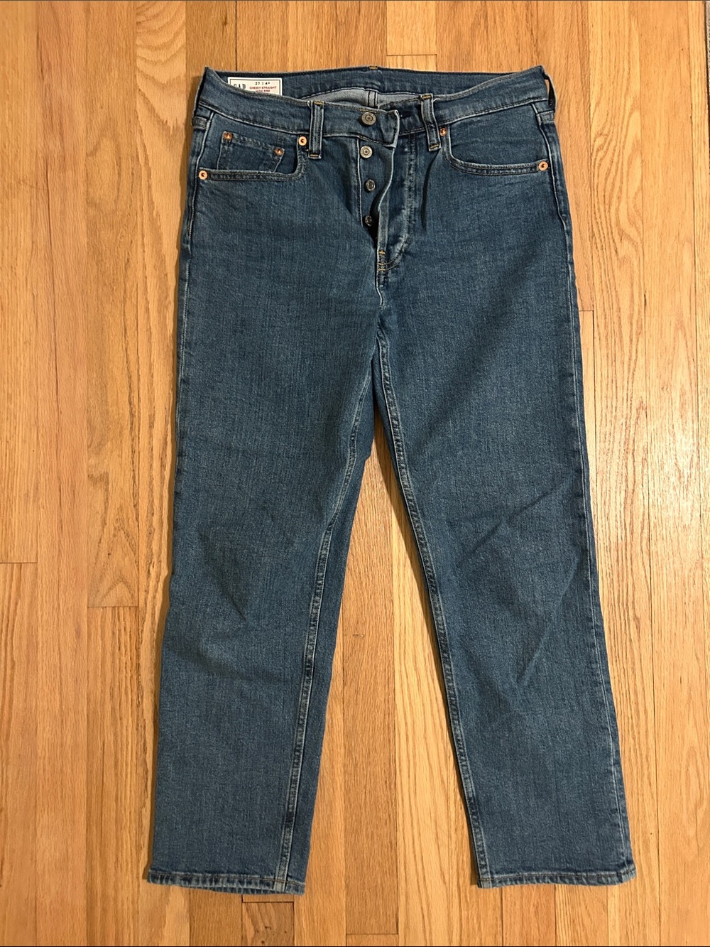 Gap Women’s 27 Cheeky Straight High Rise Jeans
